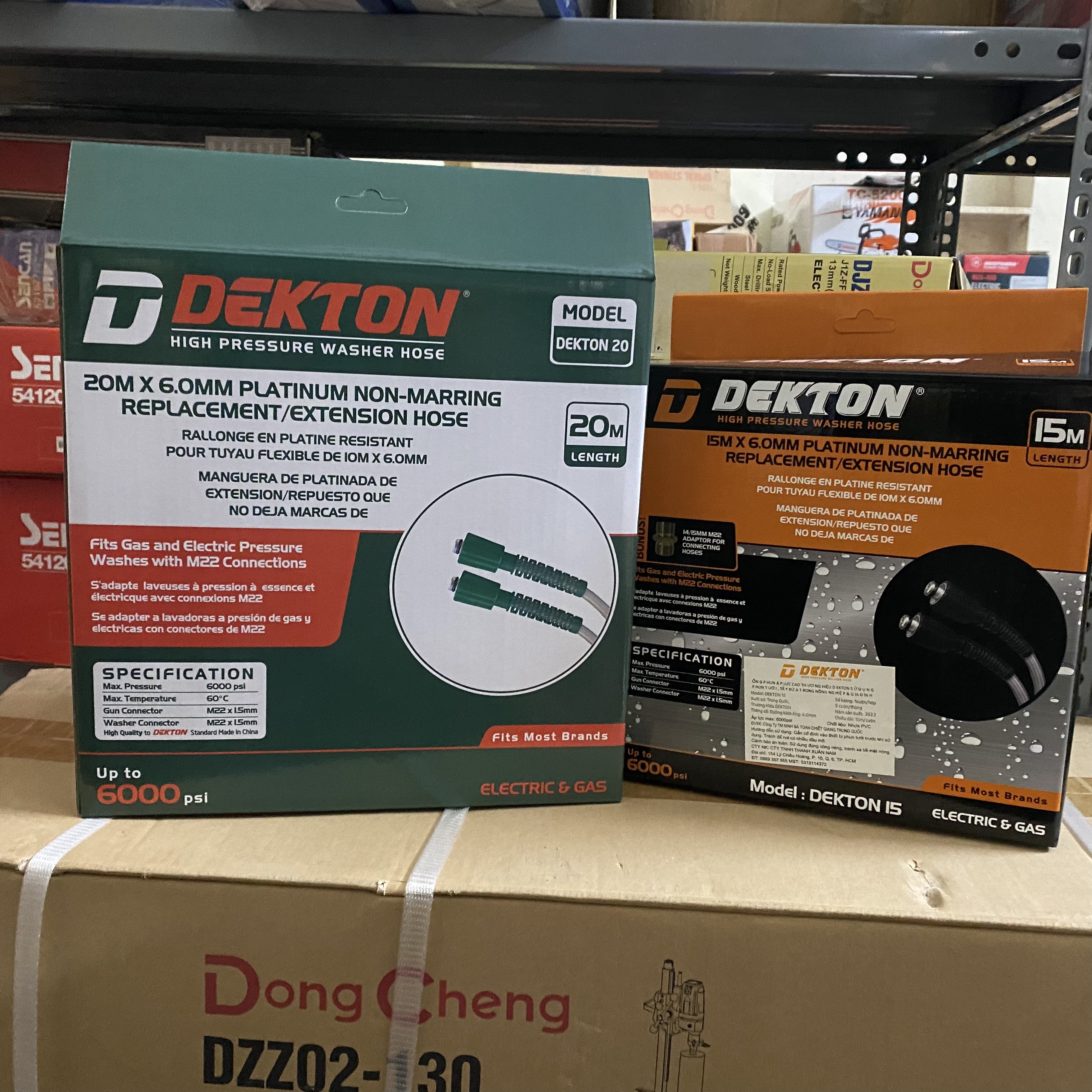Dây máy xịt rửa Dekton/Jetman 20m siêu bền