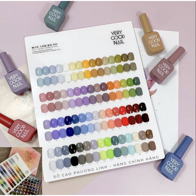 (tách lẻ) Sơn Gel Very Good Nail 60 Màu