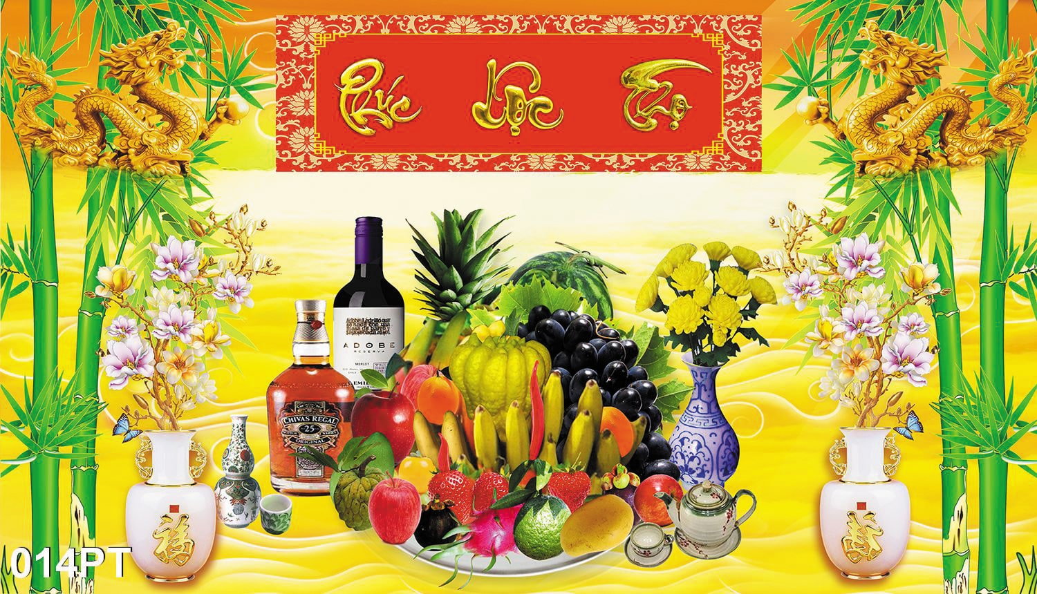 TRANH DÁN TƯỜNG 3D PHÒNG THỜ GIA TIÊN - TRANH DÁN BÀN THỜ ÔNG BÀ - TRANH MÂM QUẢ - TRANH CỬU HUYỀN - YAN SHOP