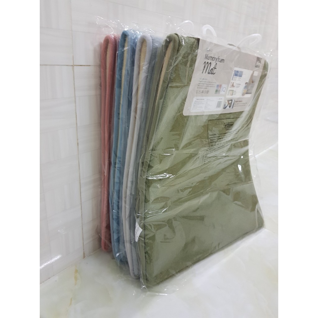 [Nhập RS0822 giảm 30k cho đơn 99k]Thảm chùi chân lock&lock Memory Foam Size L MAT514
