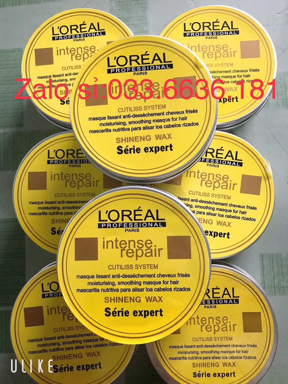 [chuẩn hàng cty 100%] wax L.O.R.E.A.L tạo kiểu tóc gel trong