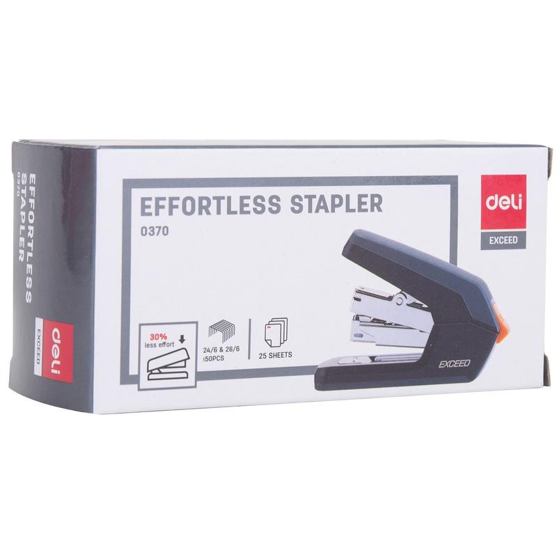 (1 Cái) Dập ghim trợ lực Deli - 25 tờ  - E0370