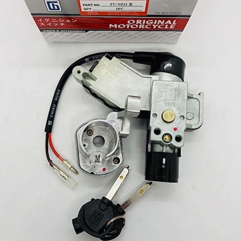Bộ Ổ Khoá 6 Cạnh Xe Future Neo 2 Dây
