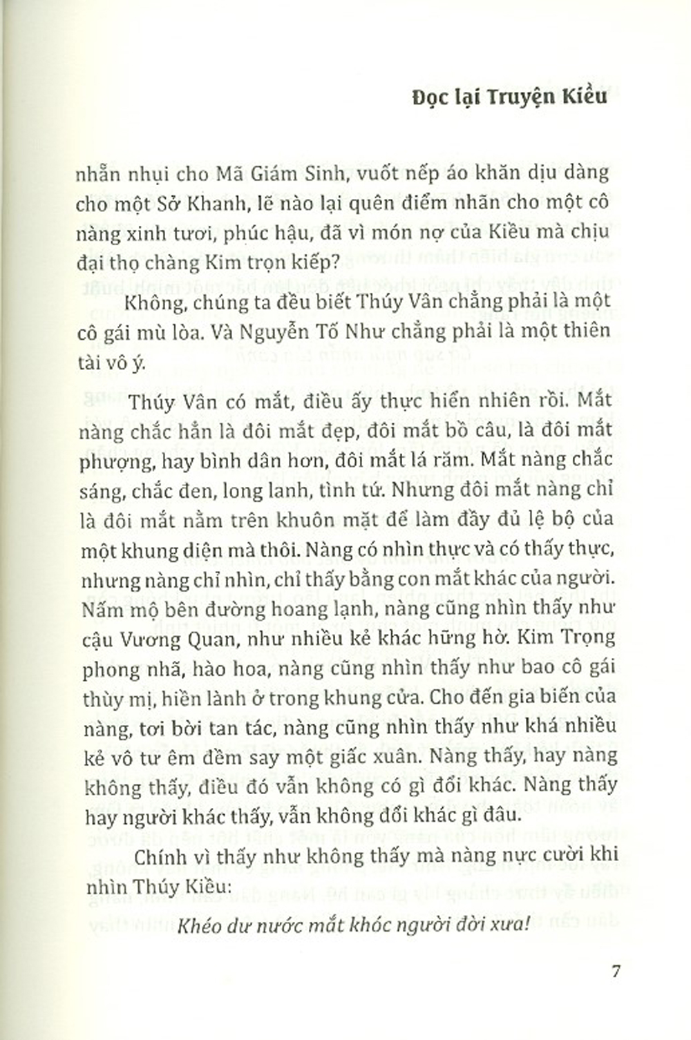 Đọc Lại Truyện Kiều