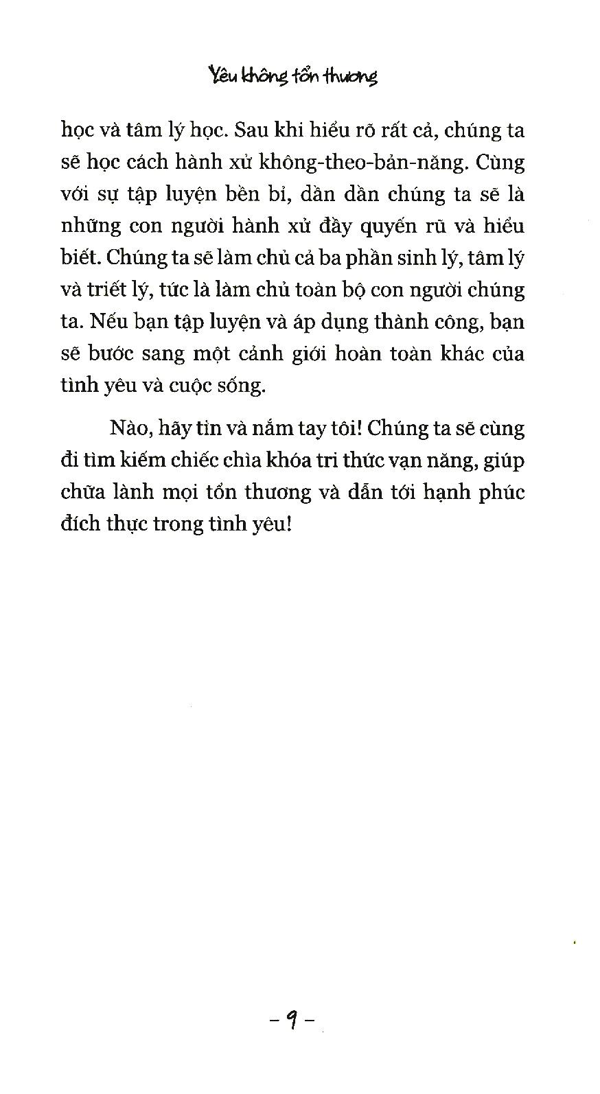 Sách - Yêu không tổn thương