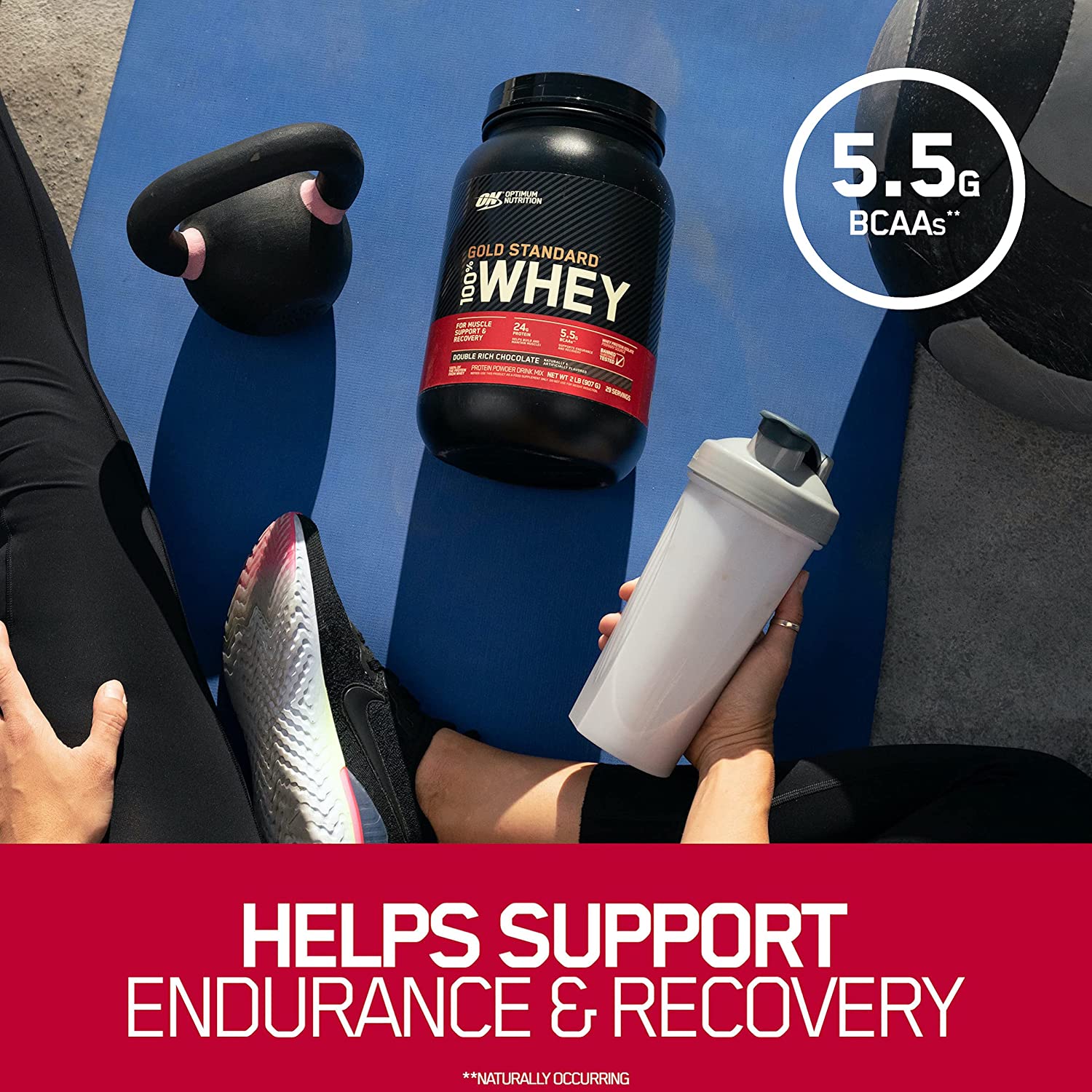 Whey Potein ON Whey Gold Standard hộp 2lbs (907g)