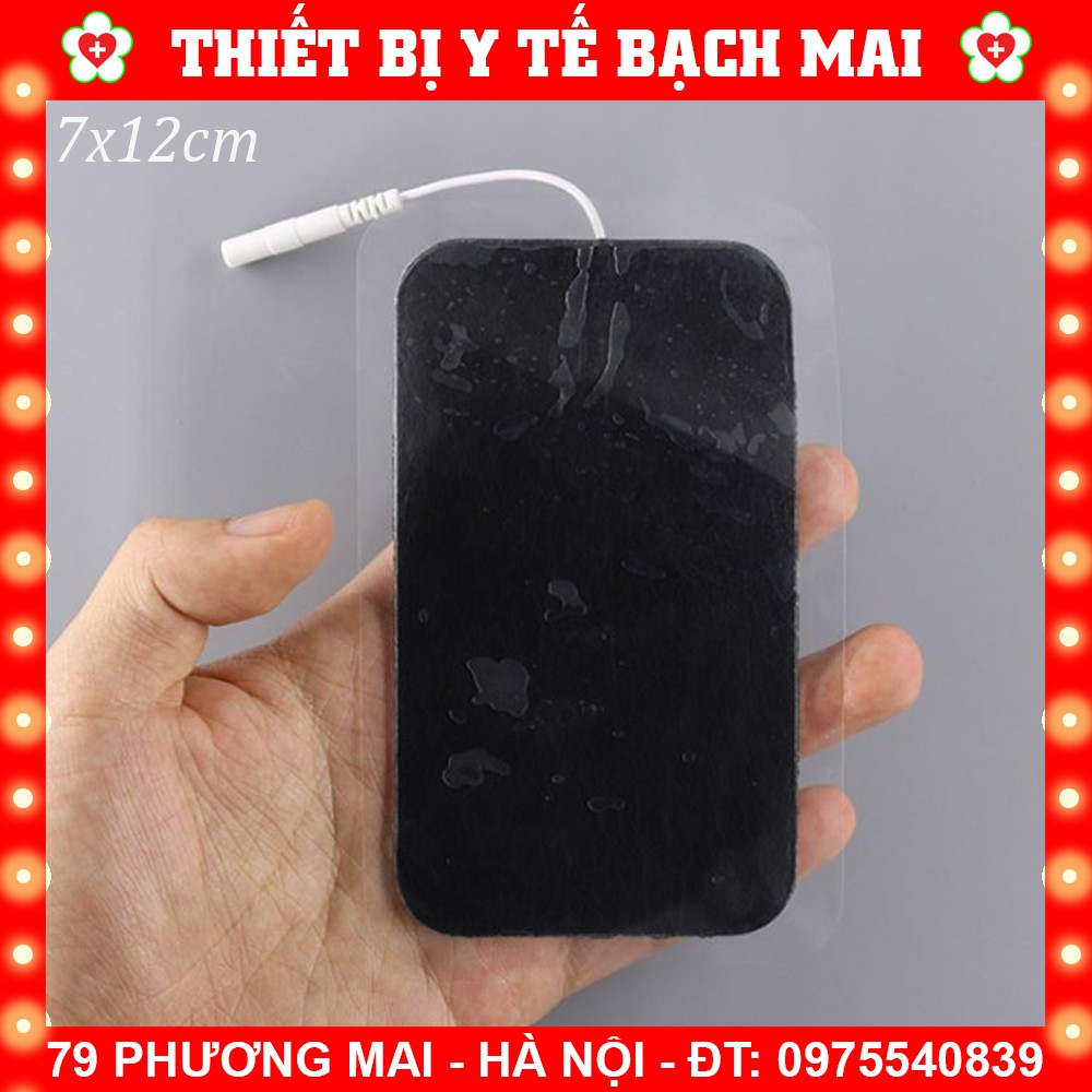 [Cặp 02] Miếng Dán Điện Xung Có Dây Các Size 5x5cm, 6x9cm, 7x12cm