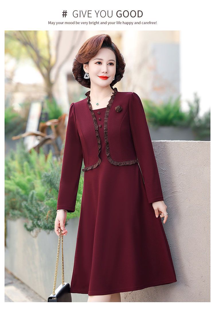 [Sẵn] Váy đầm trung niên nữ suông Cao Cấp