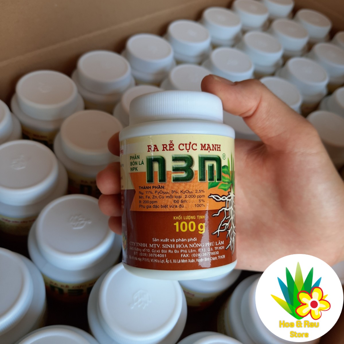 Phân Bón Siêu Ra Rễ N3M hũ 100G