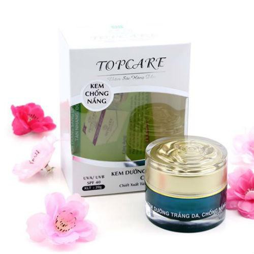 [HCM]Kem dưỡng trắng da – Chống nắng – Se khít lỗ chân lông TOPCARE 20G
