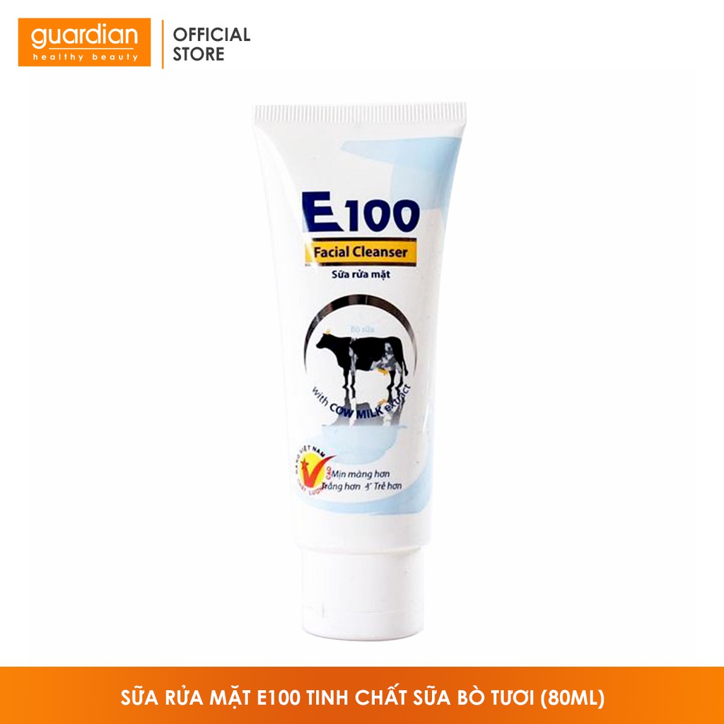 Sữa Rửa Mặt Tinh Chất Sữa Bò Tươi E100 80Ml
