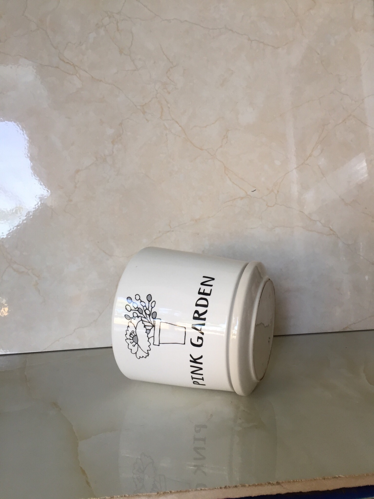 Chậu sứ để bàn cao cấp có đĩa hứng nước
