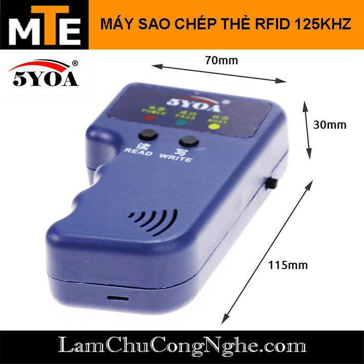 Máy sao thẻ RFID tần số 125Khz