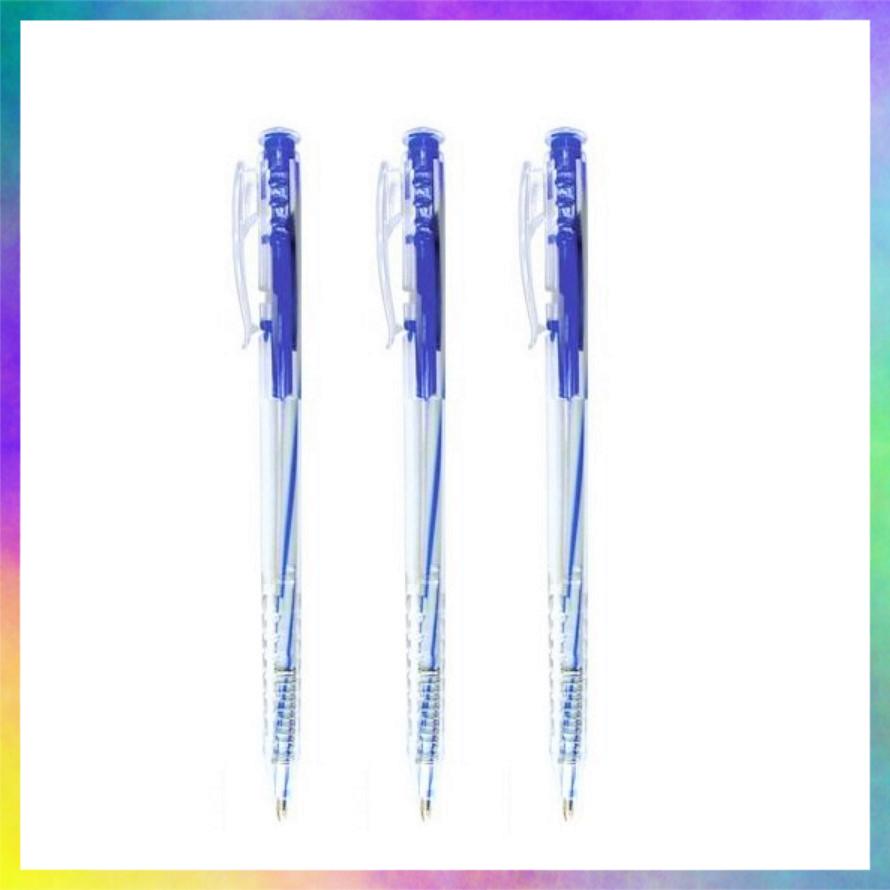 [HCM] COMBO 100 Bút bi ngòi 0.7mm nét đậm rõ ràng (xanh, đen, đỏ, tím)