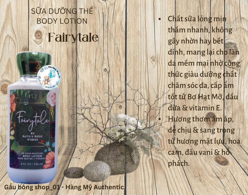 [bill Mỹ-chọn mùi] Sữa Dưỡng Thể Bath And Body Works 236ml