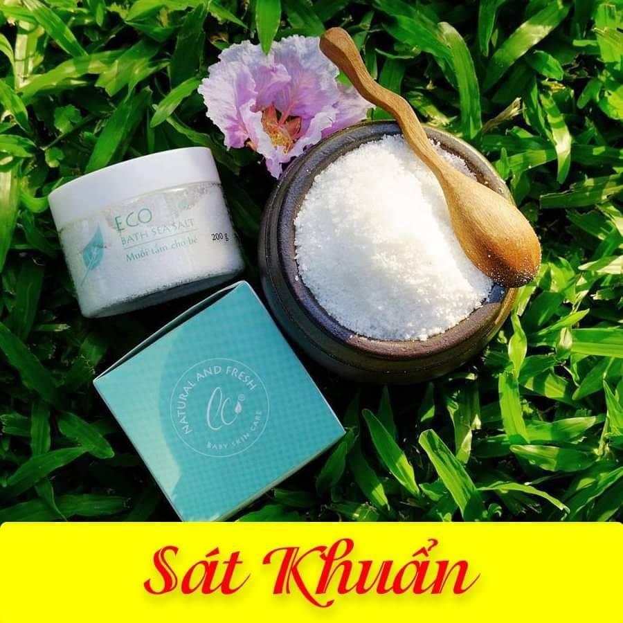 [HCM]MUỐI TẮM BÉ ECO 200gr