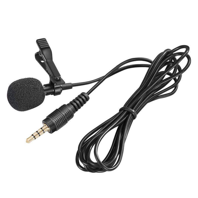 Micro cài áo Microphone GL119 hàng chuẩn 3 Ring - Clip on 3.5mm Jack