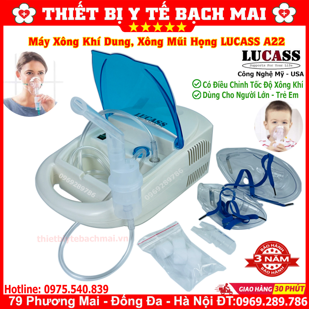Máy Xông Khí Dung Lucass LC8001