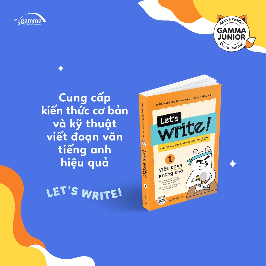 Sách - Let’s Write! 01 - Viết Đoạn Không Khó