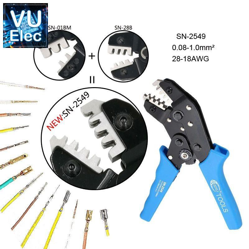 Kìm bóp cốt SN-2549 (Cose XH2.54, 3.96, 4.8)