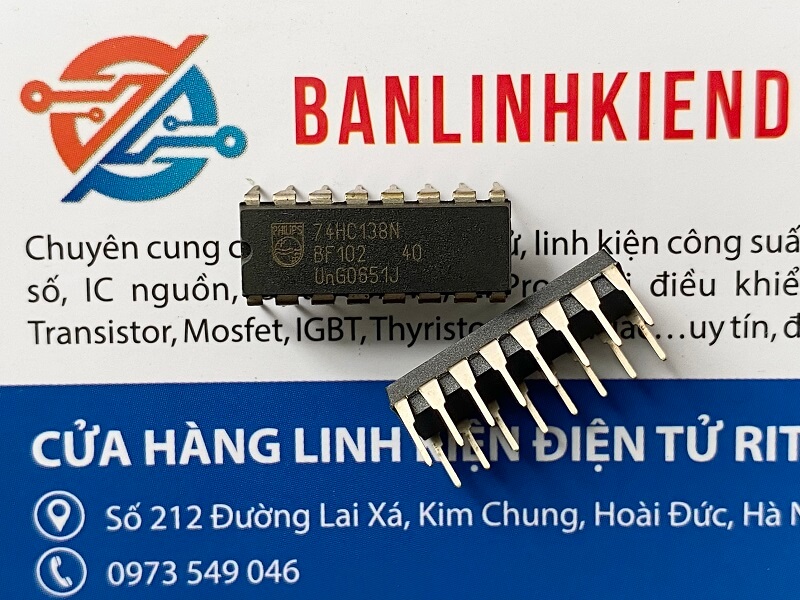 Sn74hc138n 74hc138n ic số dip-16