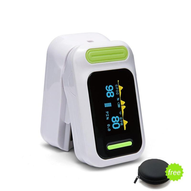 OLED Finger Blood Fulse Rate Monitor Fingertip Pulse Oximeter display pulsioximetro SPO2 PR oximetro de dedo with carrying case