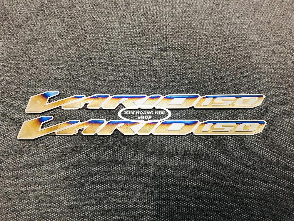 Bộ 2 tem Titanium VARIO 150 (titan 100%)