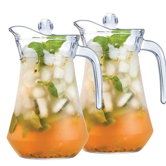 Combo 2 Bình đựng nước thủy tinh 1.3 lít