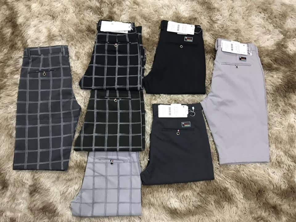 [FreeShip]Men's Western European Shorts Checkered Beautiful thick stretch fabric MC Pramium