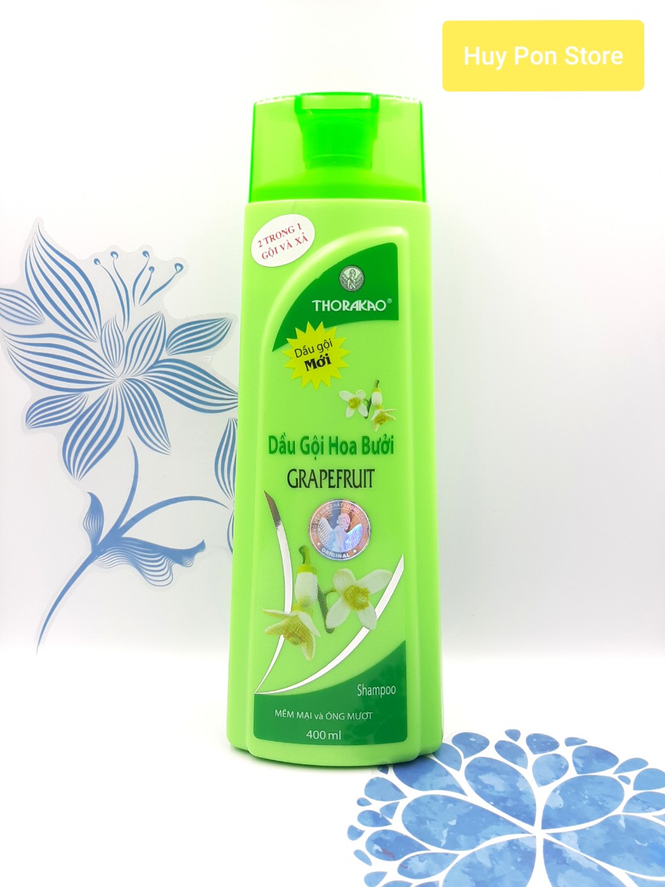 Dầu gội hoa bưởi 2in1 Thorakao 400ml