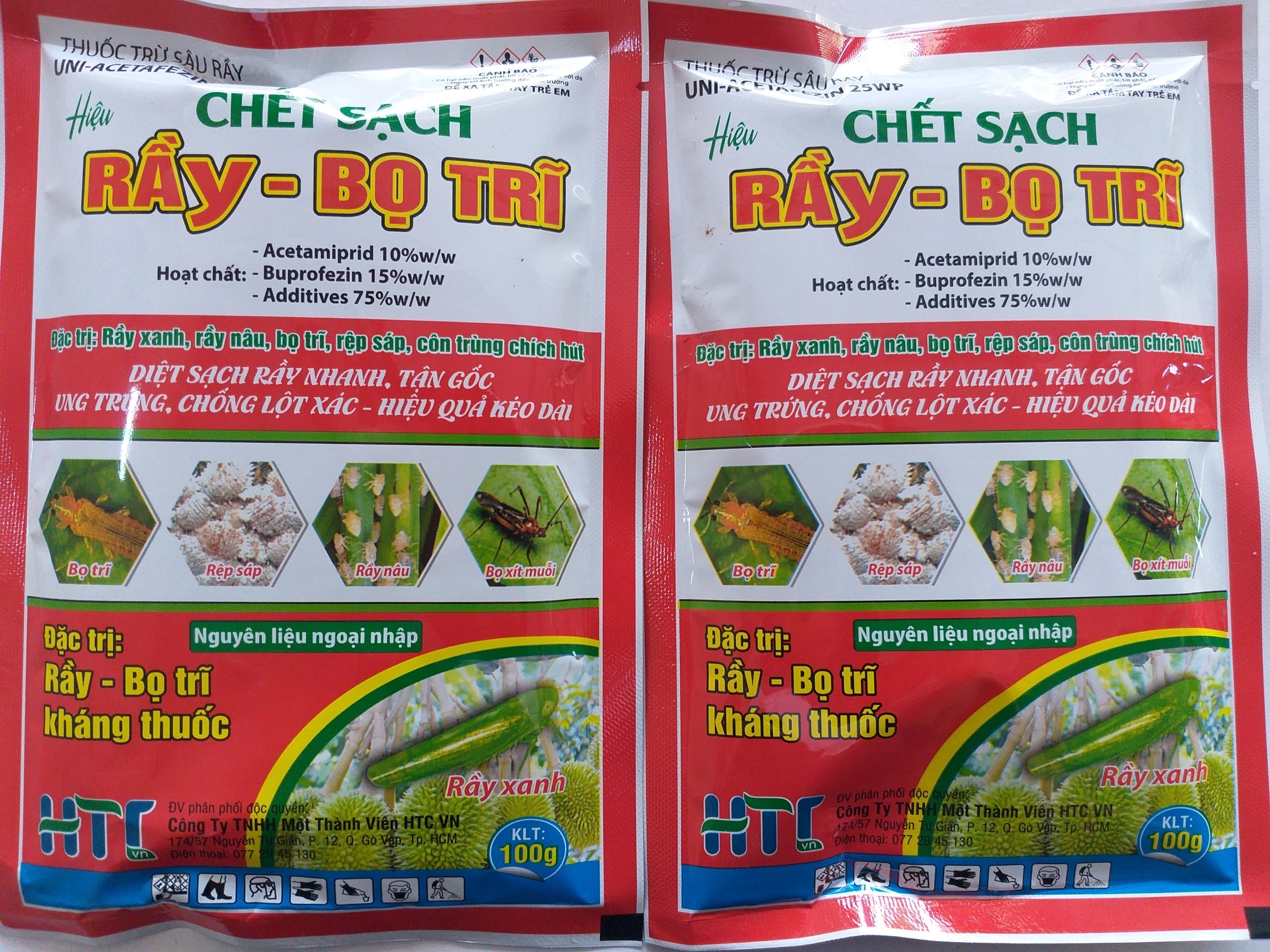 Thuốc trừ sâu rầy - Rầy Bọ trĩ - 100gr