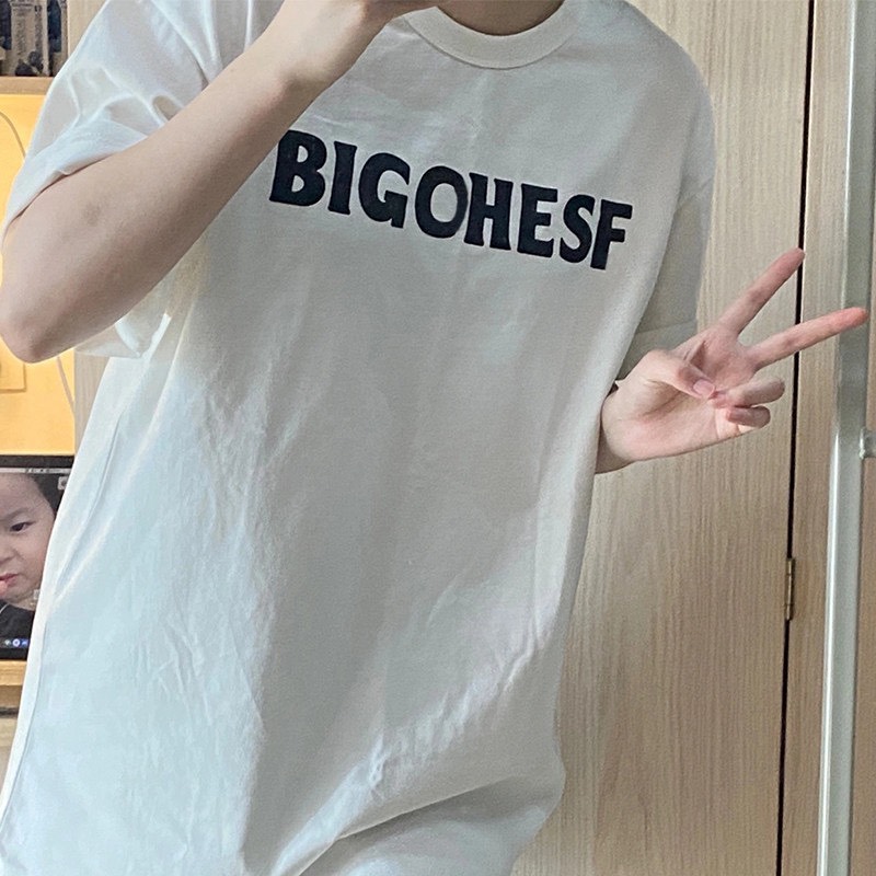 ÁO THUN TRẮNG IN CHỮ BIGOHESF
