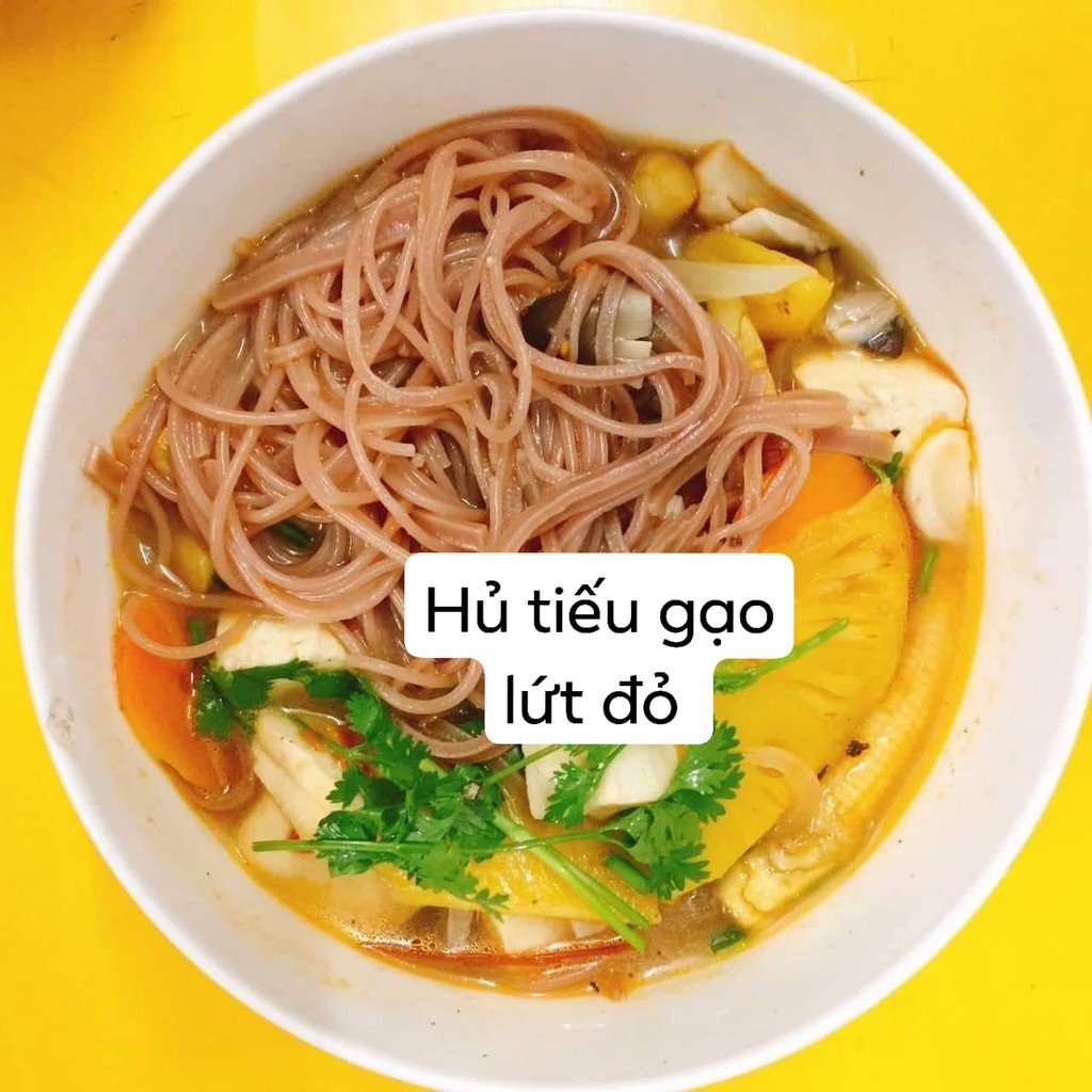 Hủ Tiếu Gạo Lứt Đỏ - Bịch (500gram)