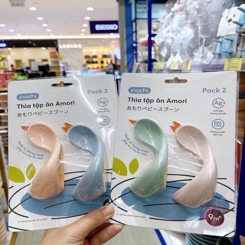 Set thìa/muỗng ăn cho bé Inochi