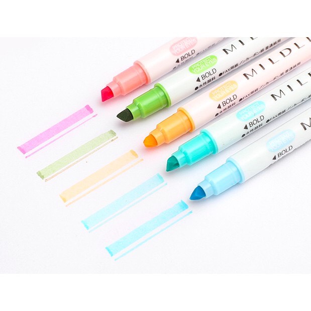Set 12 bút dạ 2 đầu milkliner siêu xịn