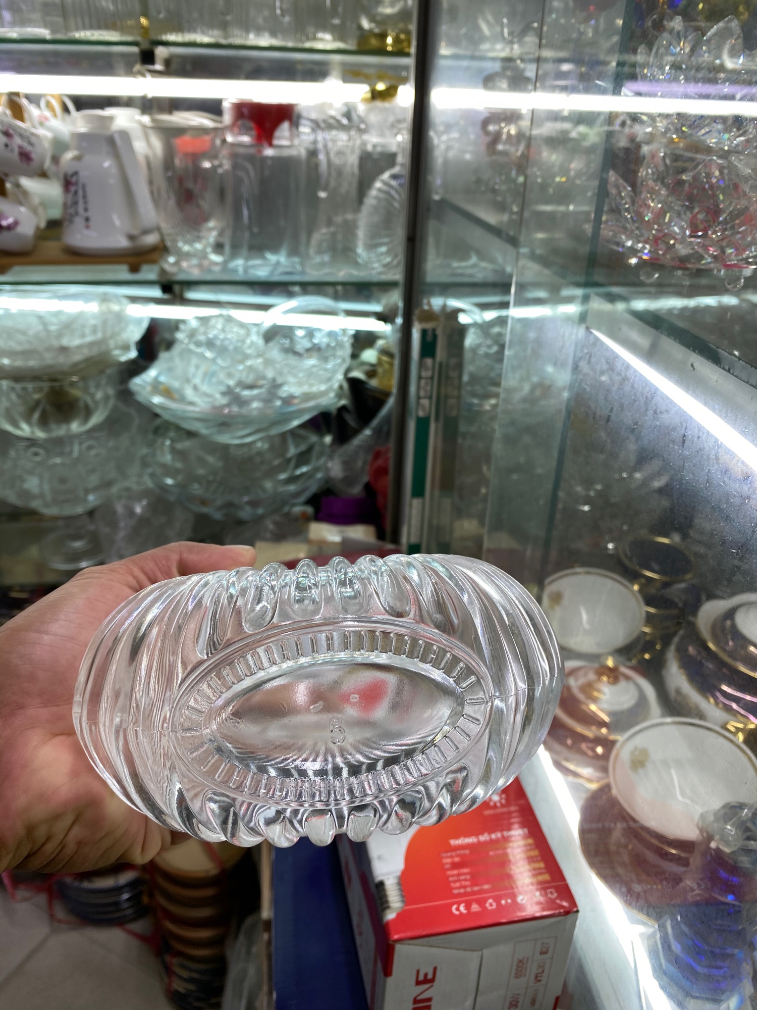 Bình thủy tinh đựng rượu 500ml