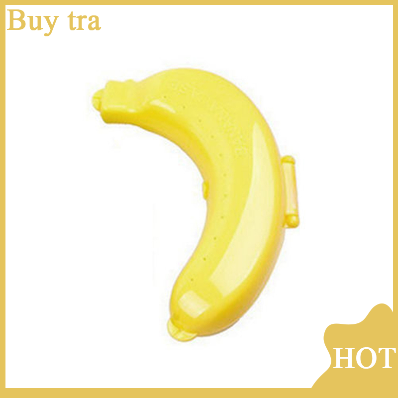 [Buytra] [Hot Sale] Cute 3 Colors Fruit Banana Protector Box Holder Case Lunch Container Storage