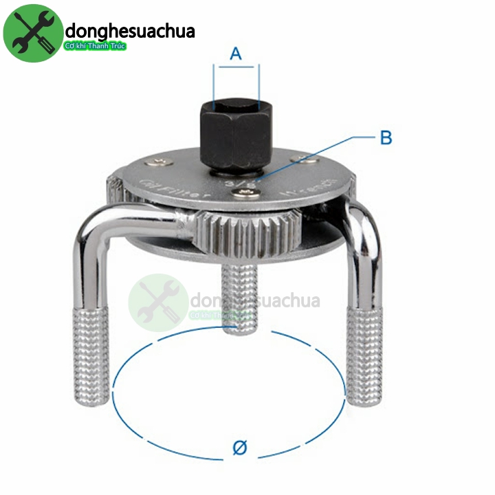 [HCM]Cảo lọc dầu 3 chấu chân tròn C-Mart S0004