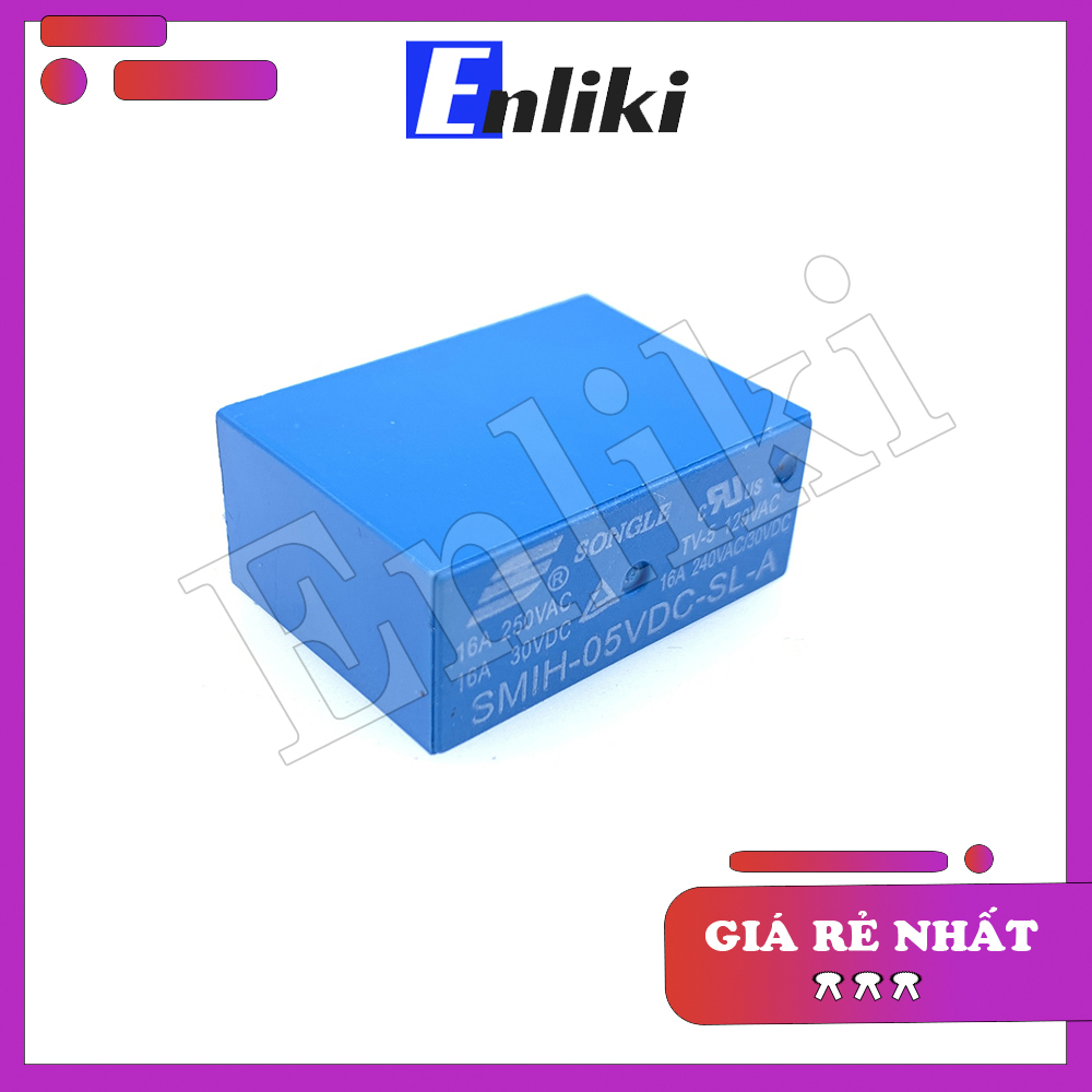 Relay 5V 16A 6 Chân SMIH-5VDC-SL-A