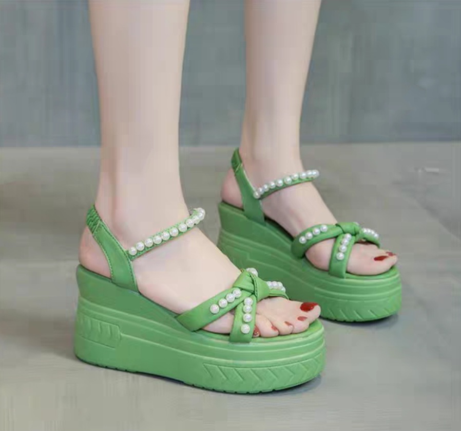 Sandal đế xuồng dây ngọc 9p