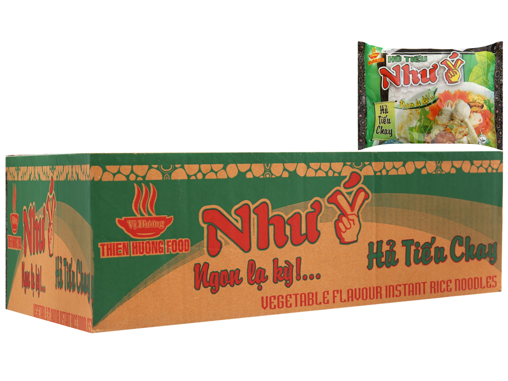 THÙNG 30 GÓI HỦ TIẾU CHAY NHƯ Ý-60G