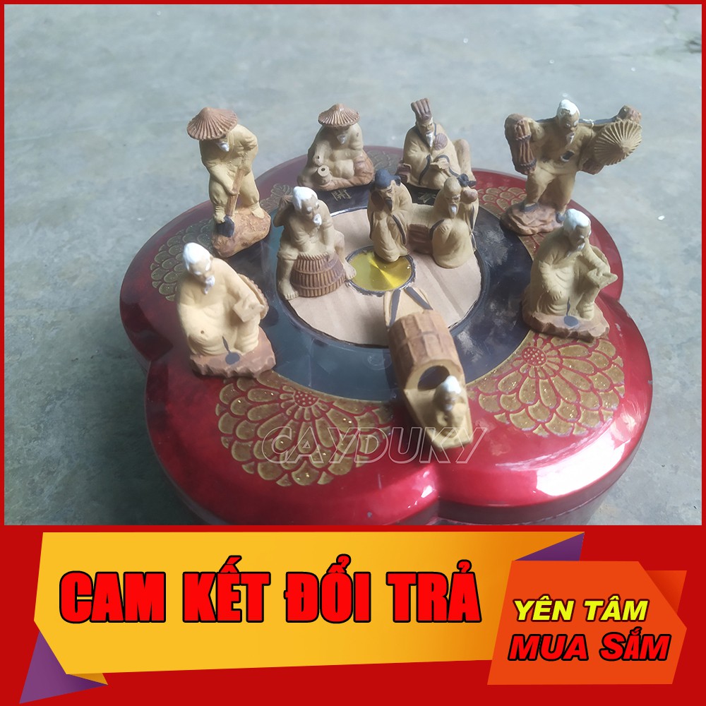 15 tượng gốm mini 10k làm mô hình trang trí tiểu cảnh, trang trí bể cá cảnh