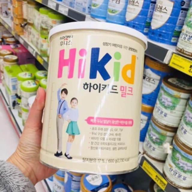 Sữa Bột Hikid Vị Vani 600gr - Hàn Quốc[Date 2022]