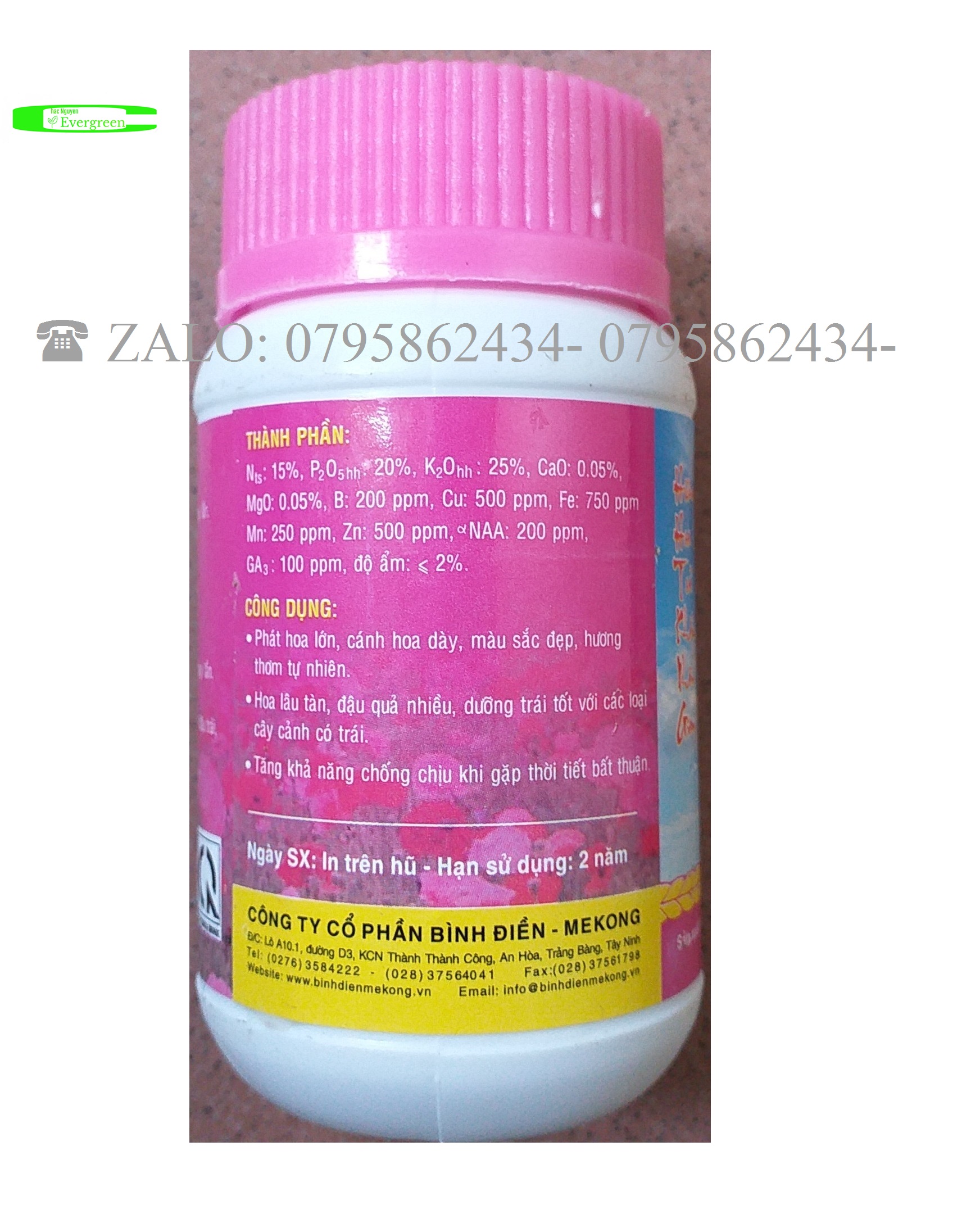 Phân bón đầu trâu Bình Điền 901 dưỡng hoa lâu tàn phân bón Bình Tiên