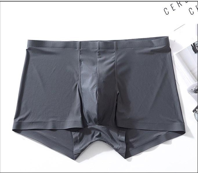 Hộp 4 quần lót boxer, sịp đùi su đúc băng lụa chất vải mỏng, mềm mại, thoáng mát,kháng khuẩn