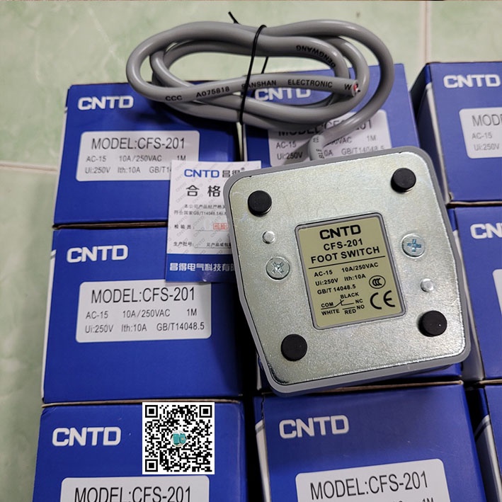 Công tắc bàn đạp  CFS-201 CNTD 10A-250VAC.