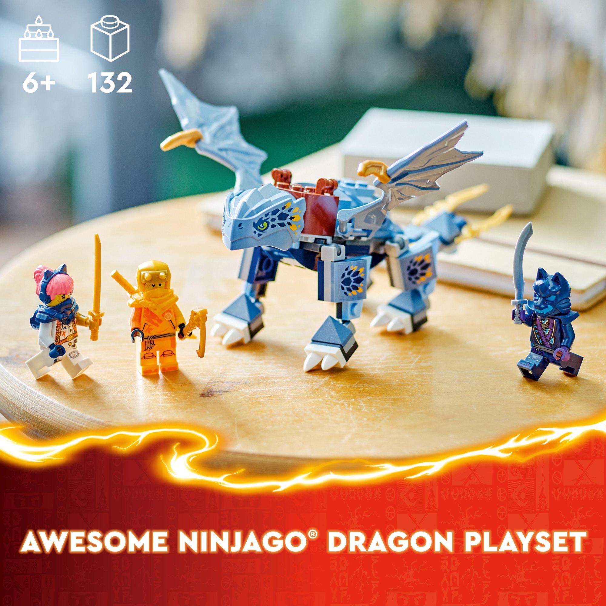 LEGO NINJAGO 71810 Đồ chơi lắp ráp Rồng con Riyu (132 chi tiết)
