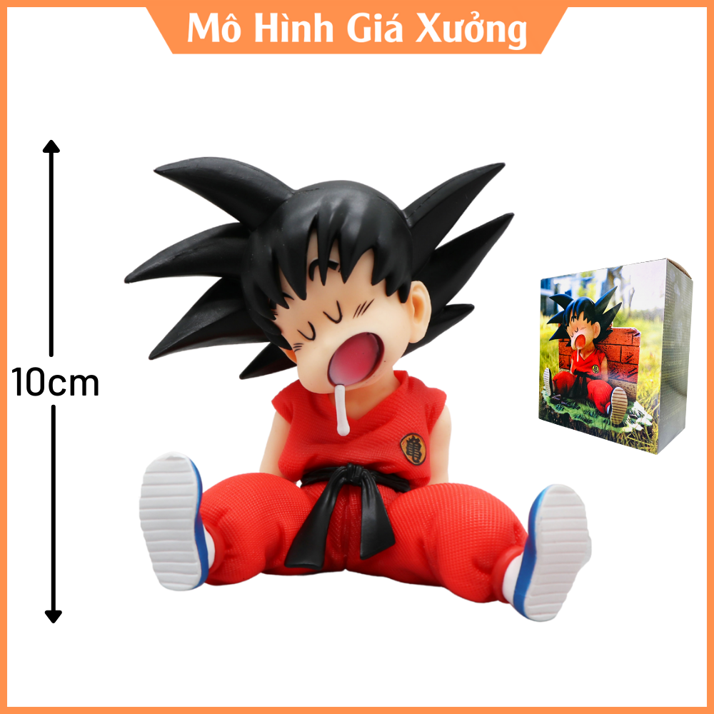🔥Siêu Dễ Thương🔥 Mô Hình Son Goku Ngủ Gật - Cao 10Cm - Tượng Figure  Dragonball | Lazada.Vn