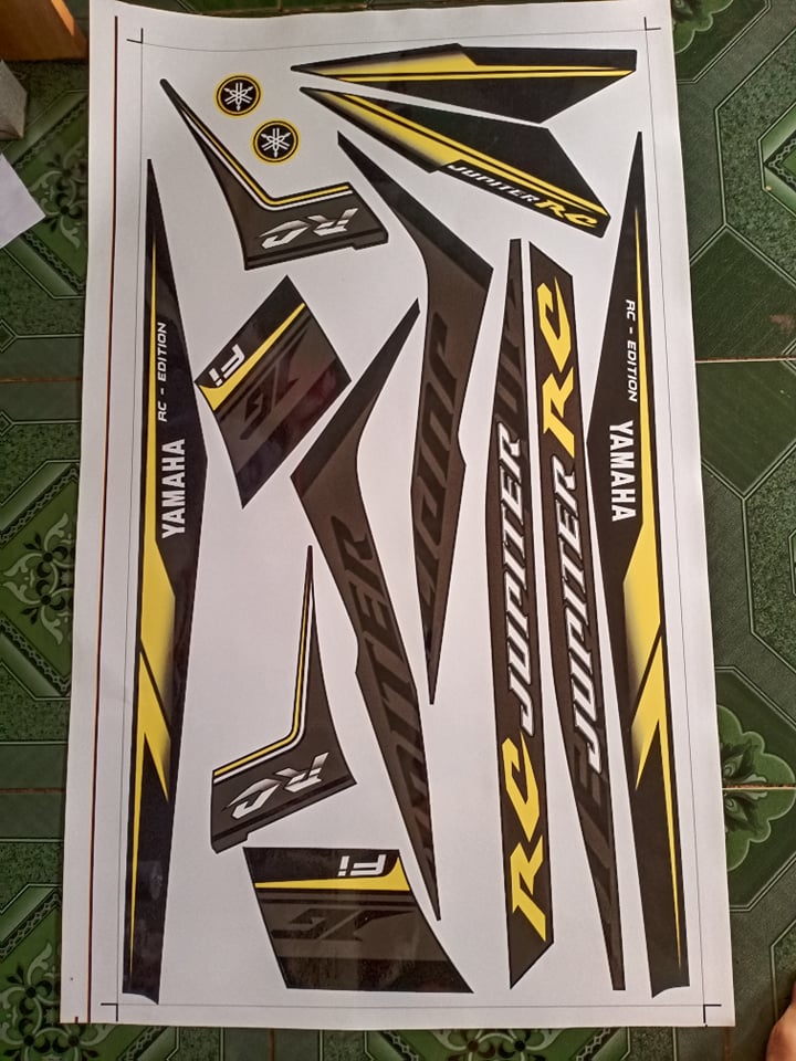 tem rời jupiter RC vàng đen