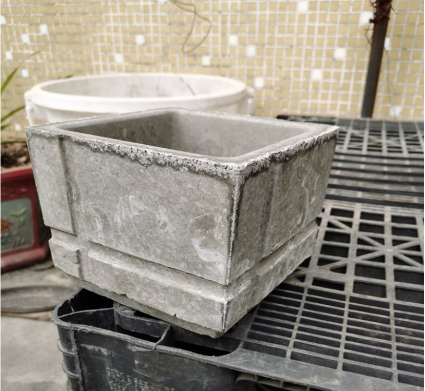 khuôn đúc chậu cảnh mini vuông 20 [khuôn ABS có lòng trong]
